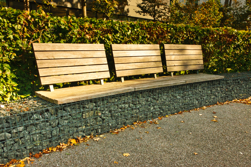 gabion benches photos